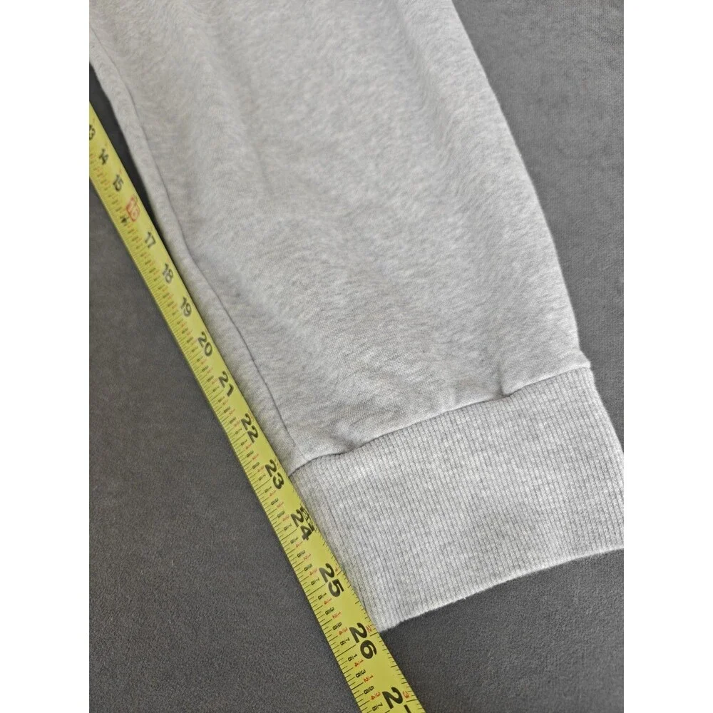 Puma Men's Gray Fleece Jogger Sweatpants Logo Pocket XL